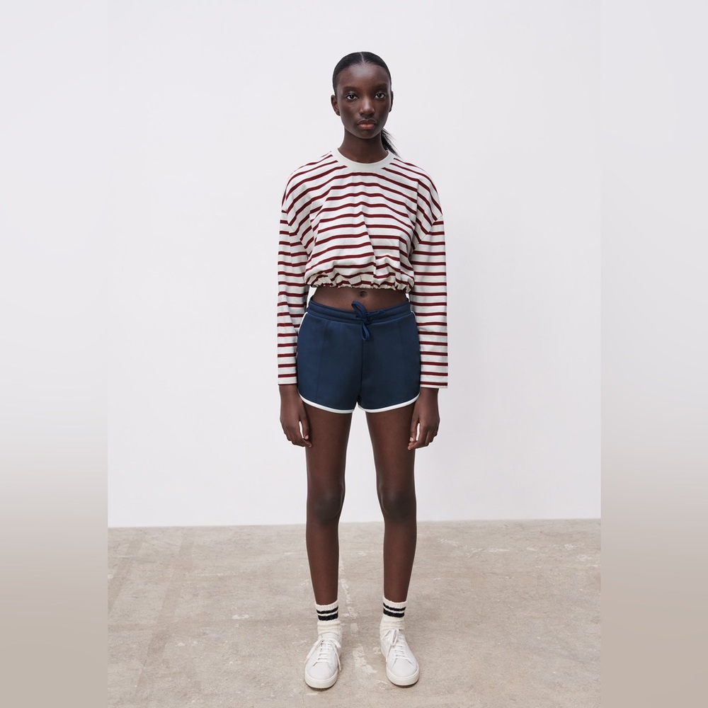 Zara nwt stripped shirt